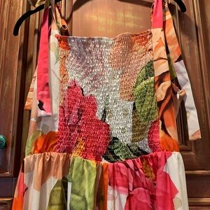 Floral dress Smocked Bodice